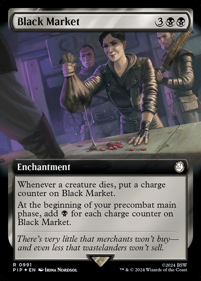 Black Market card front