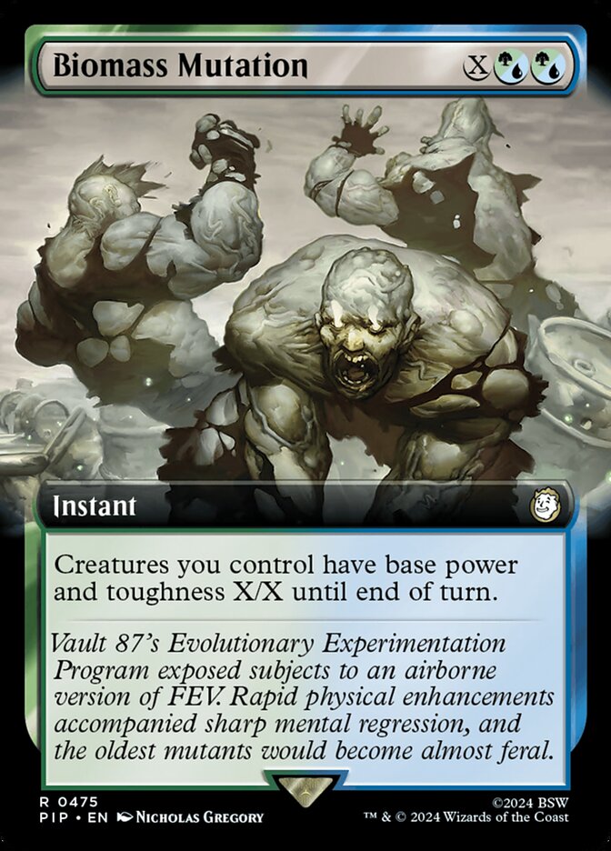 Biomass Mutation card front
