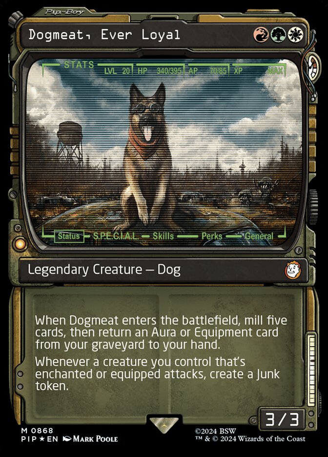 Dogmeat, Ever Loyal card front