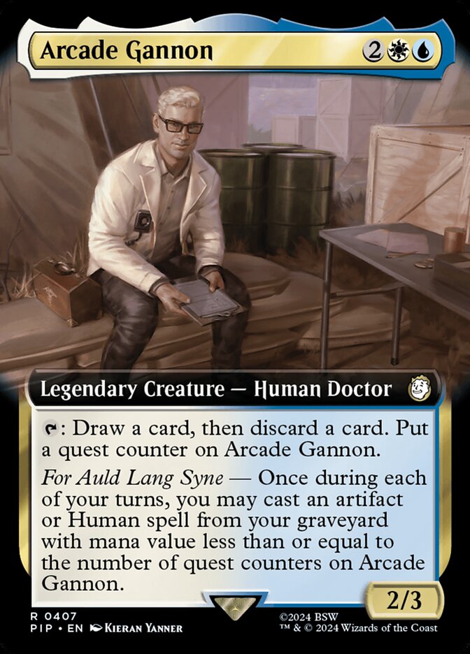 Arcade Gannon card front