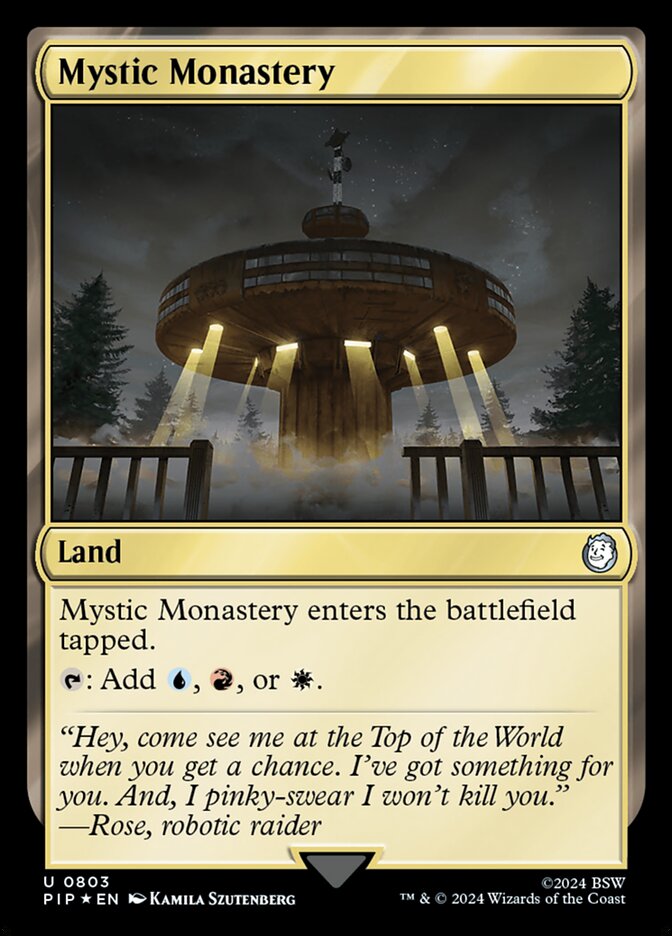 Mystic Monastery card front