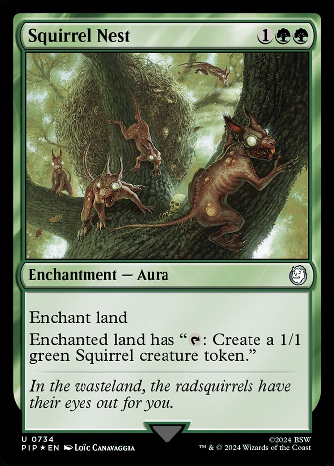 Squirrel Nest card front