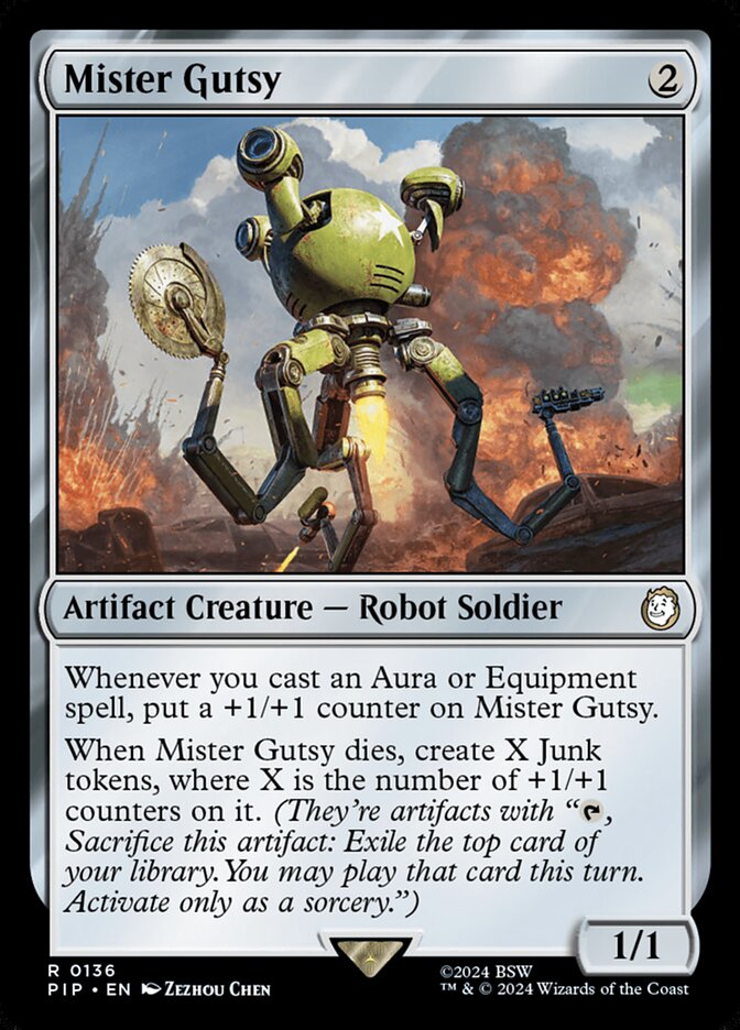 Mister Gutsy card front