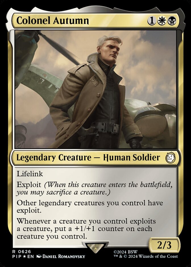 Colonel Autumn card front
