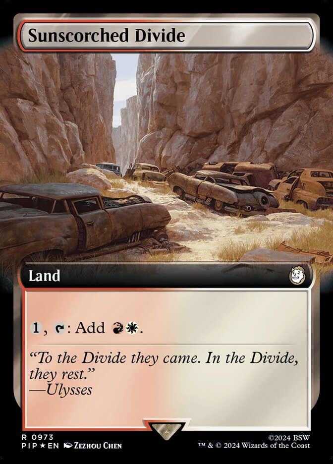 Sunscorched Divide card front