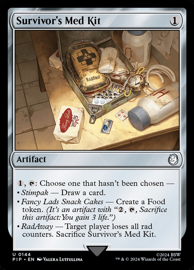 Survivor's Med Kit card front