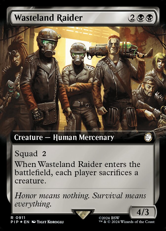 Wasteland Raider card front