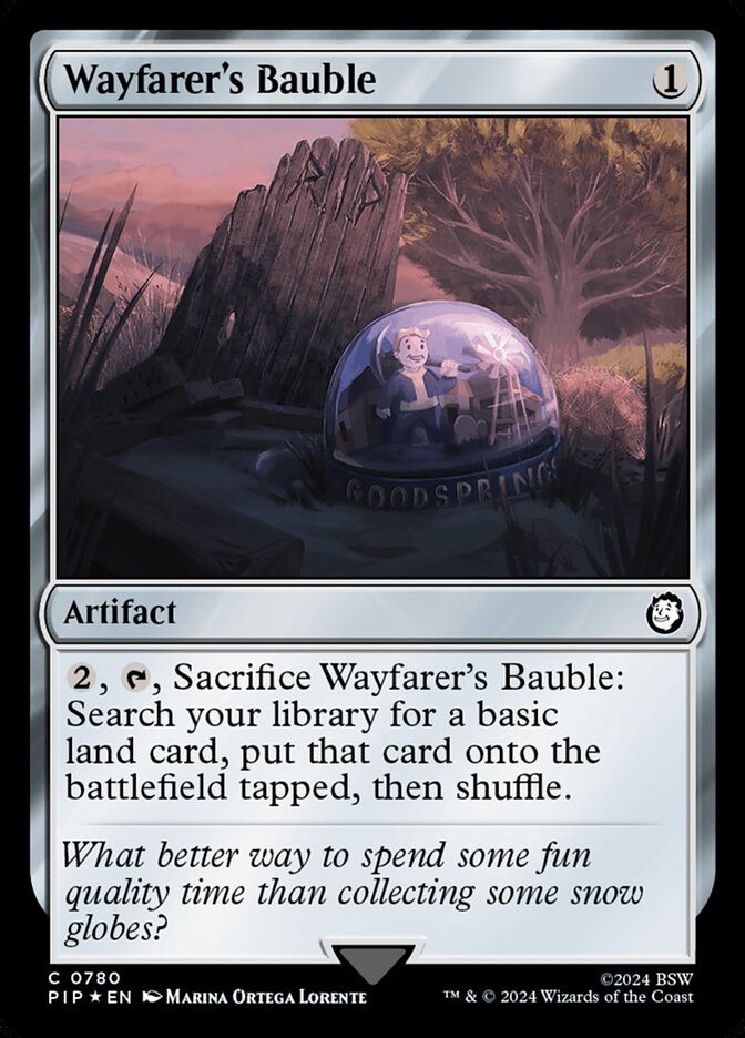 Wayfarer's Bauble card front