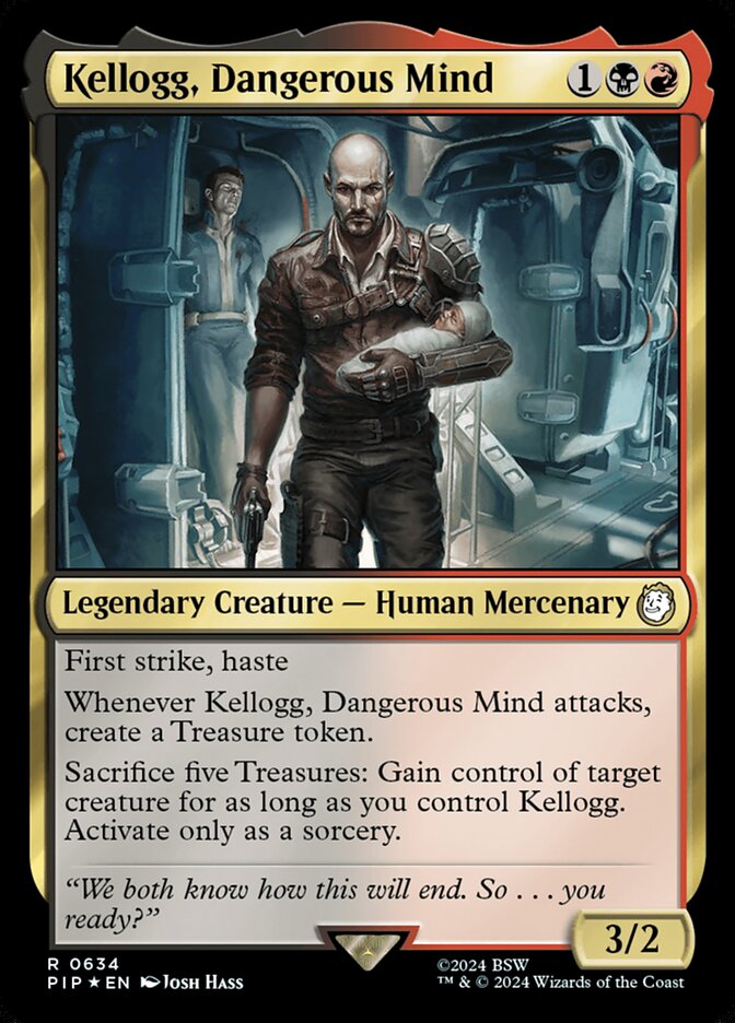 Kellogg, Dangerous Mind card front
