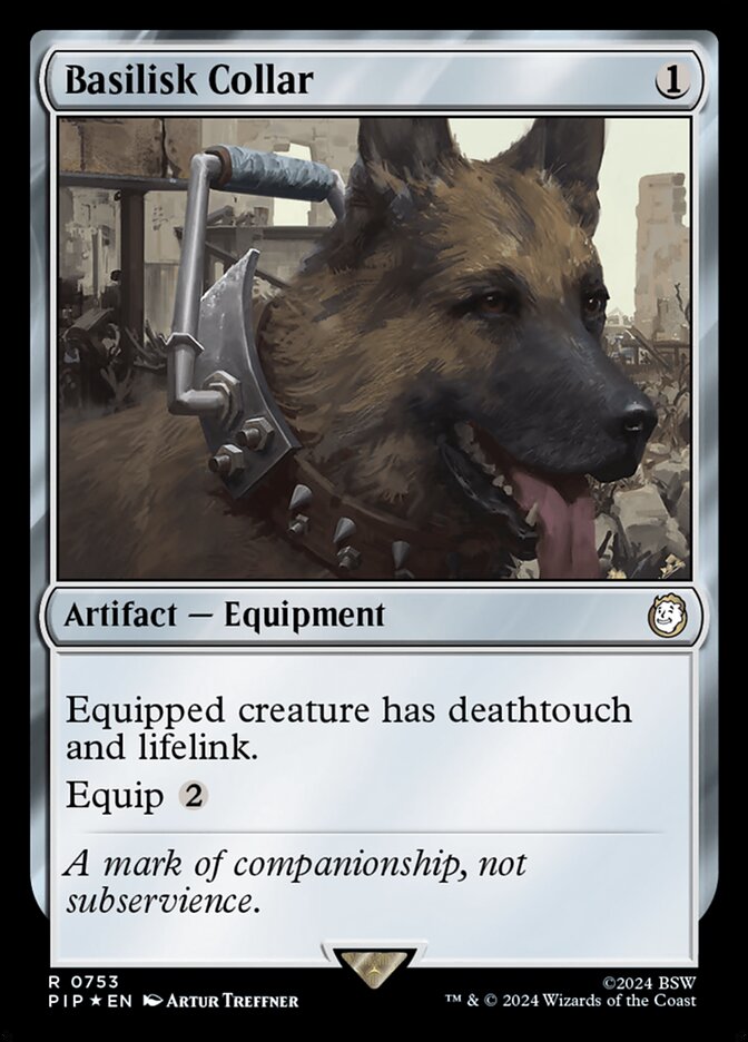 Basilisk Collar card front