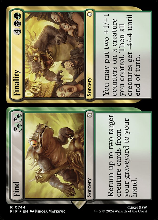 Find card front