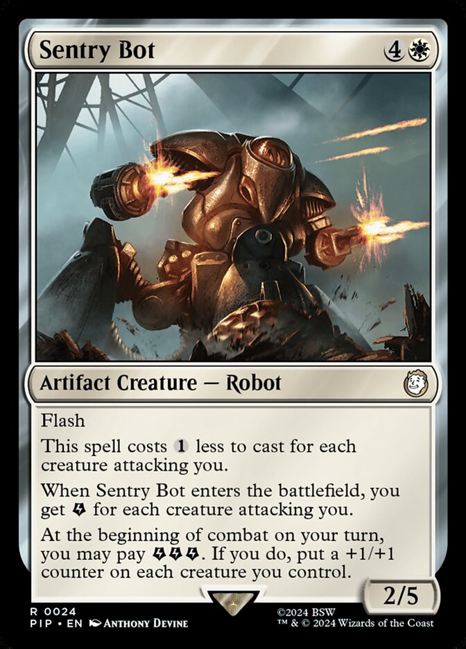 Sentry Bot card front