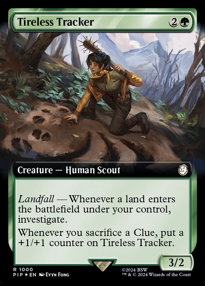 Tireless Tracker card front