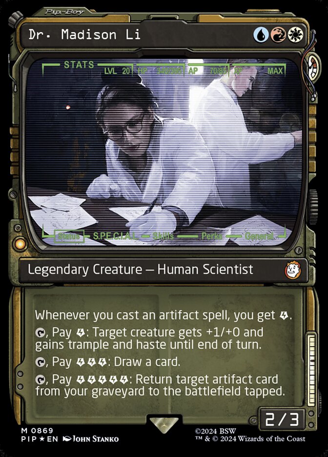 Dr. Madison Li card front
