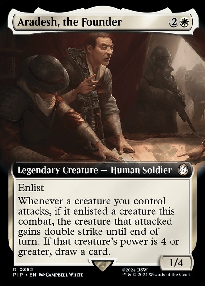 Aradesh, the Founder card front
