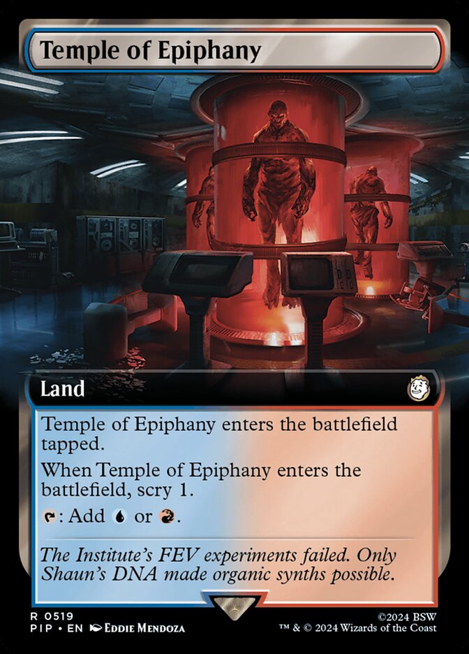 Temple of Epiphany card front