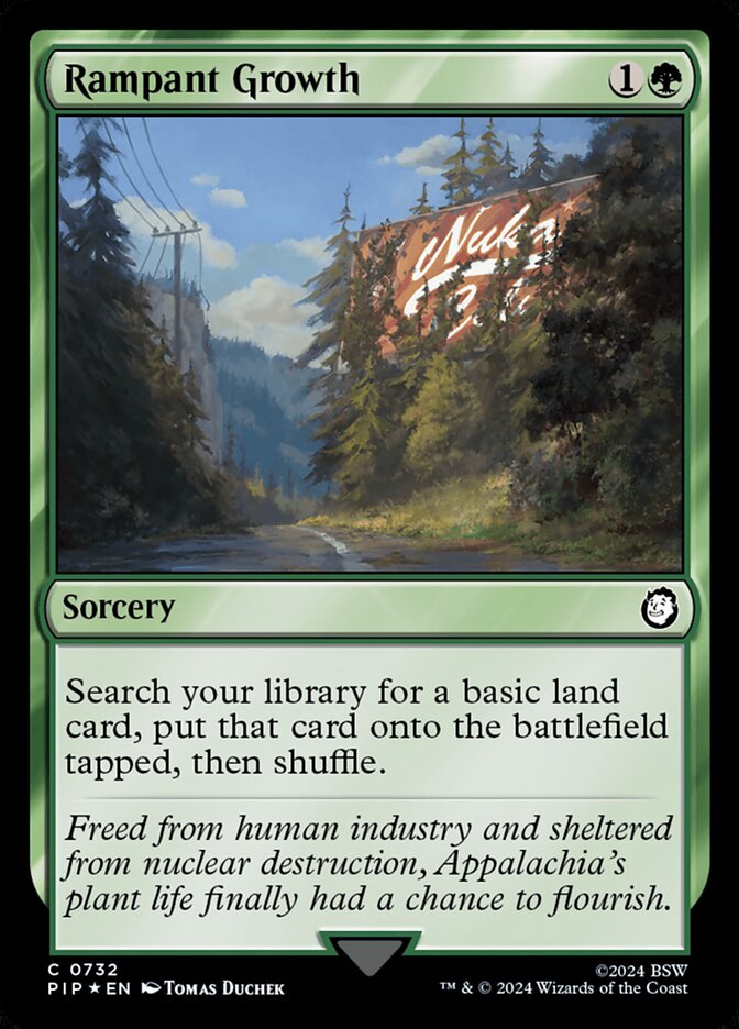 Rampant Growth card front
