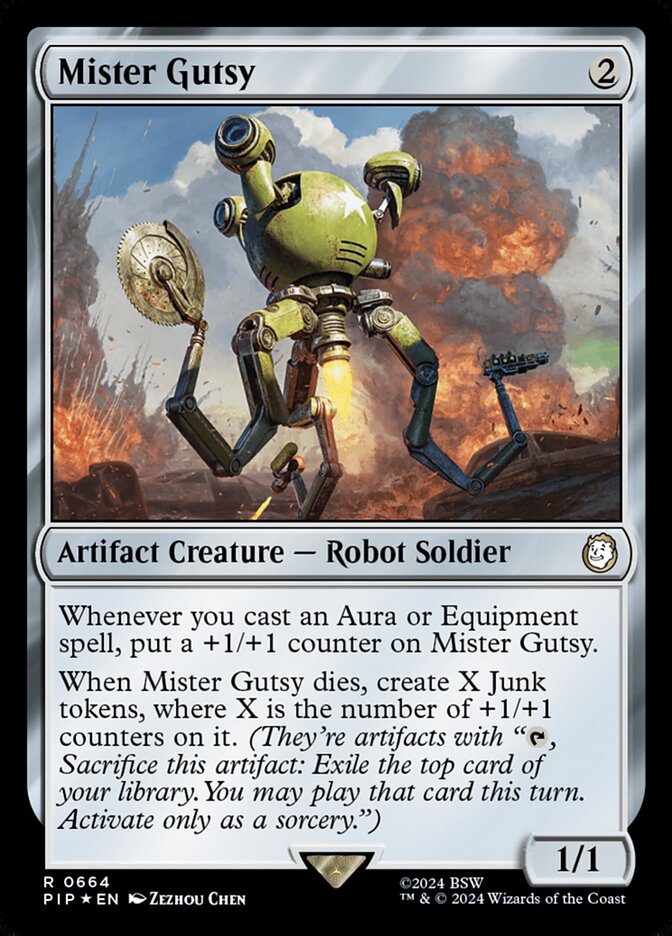 Mister Gutsy card front