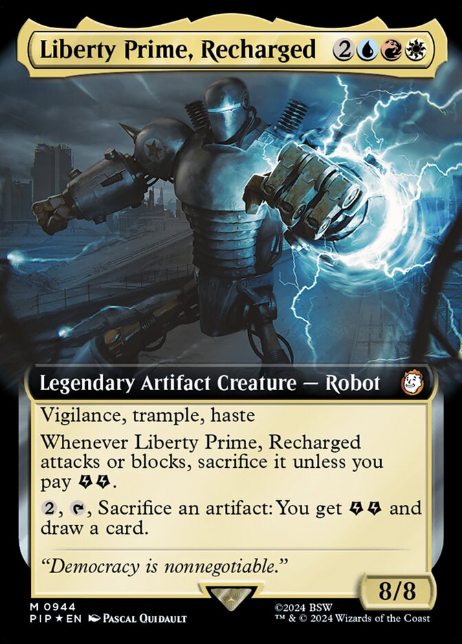 Liberty Prime, Recharged card front