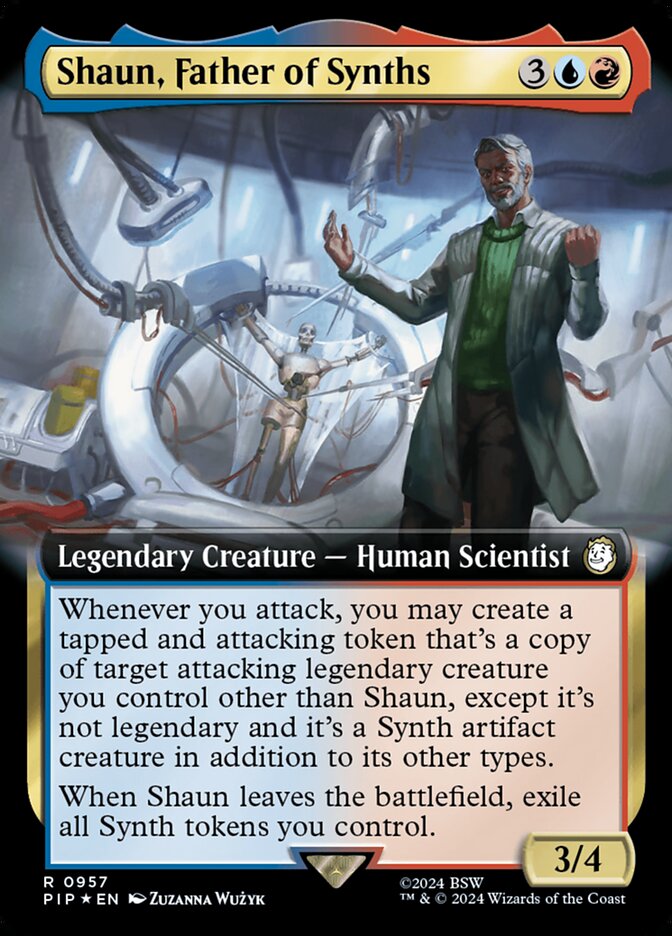 Shaun, Father of Synths card front