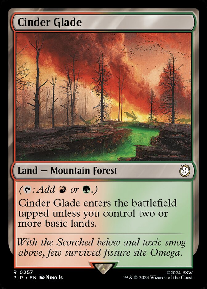 Cinder Glade card front