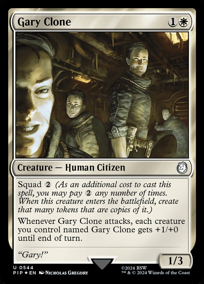 Gary Clone card front