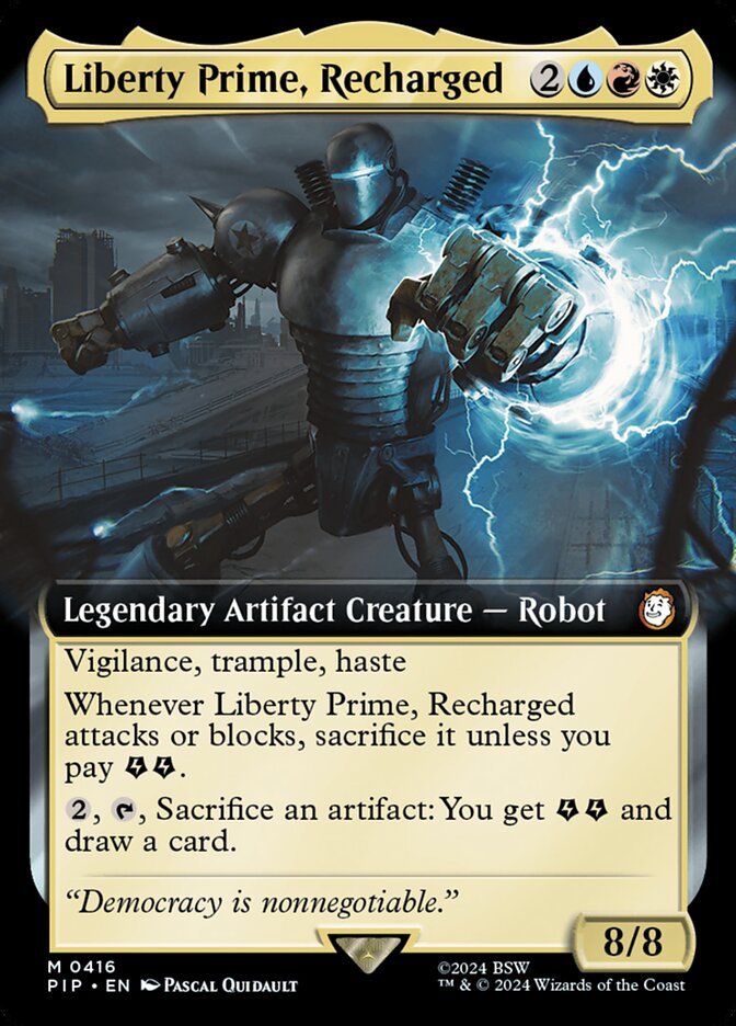 Liberty Prime, Recharged card front