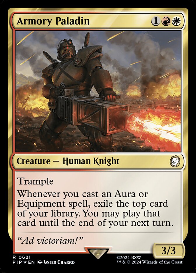 Armory Paladin card front