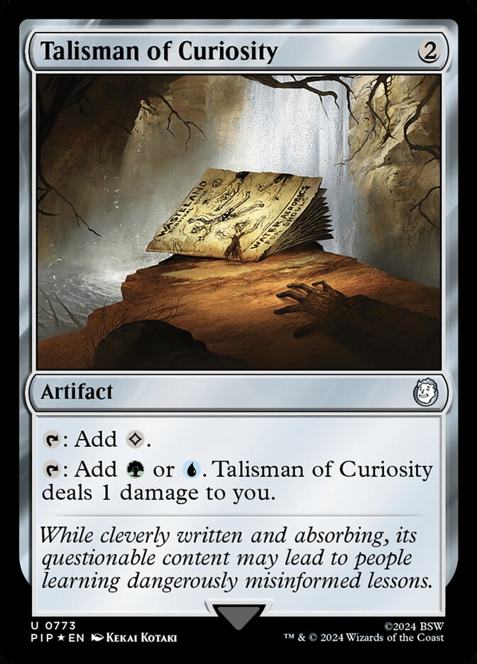 Talisman of Curiosity card front