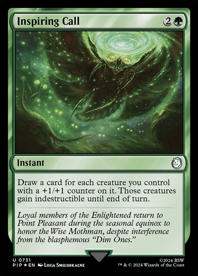 Inspiring Call card front