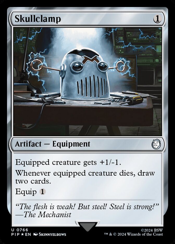 Skullclamp card front