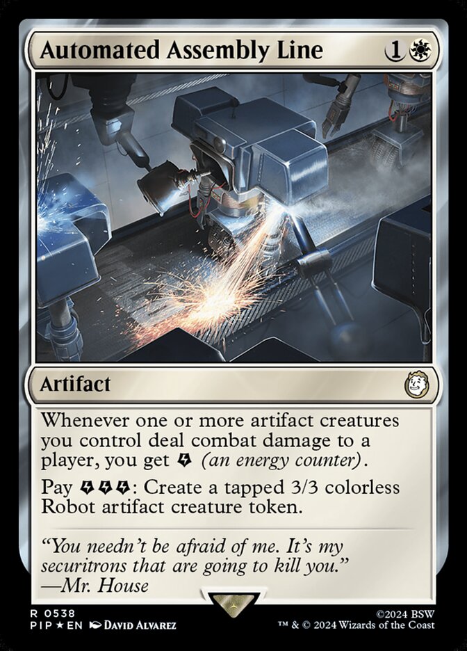 Automated Assembly Line card front
