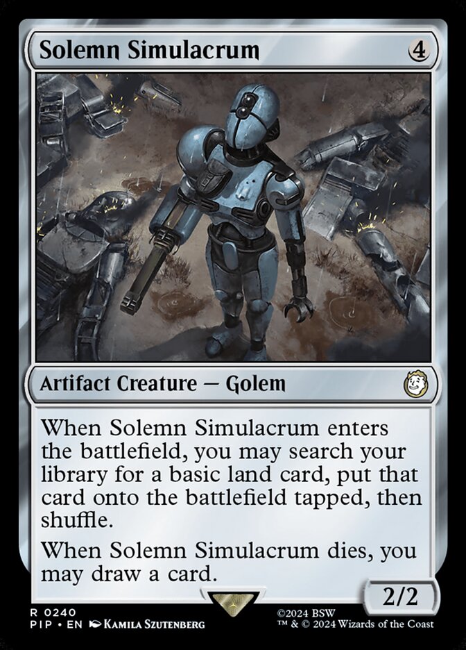 Solemn Simulacrum card front