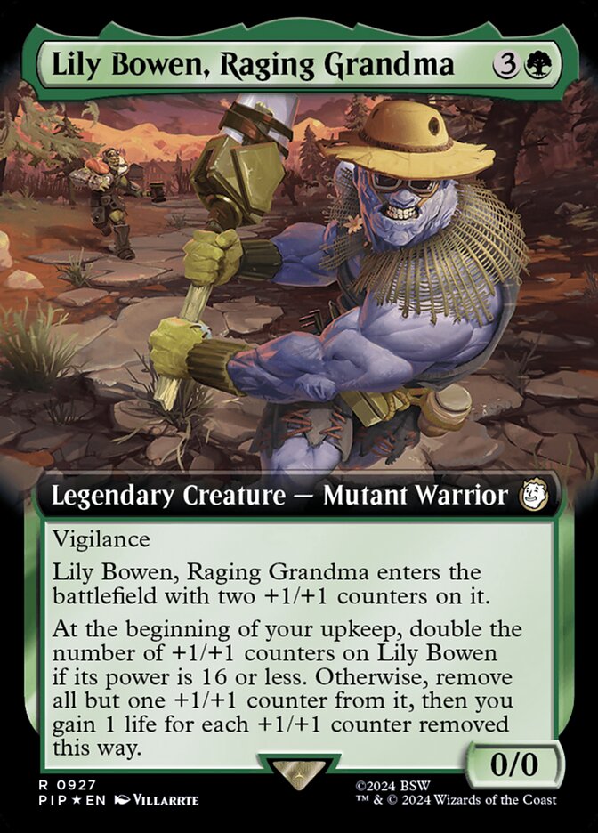 Lily Bowen, Raging Grandma card front