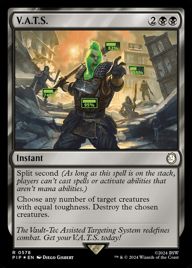 V.A.T.S. card front