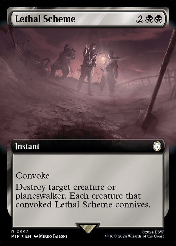 Lethal Scheme card front
