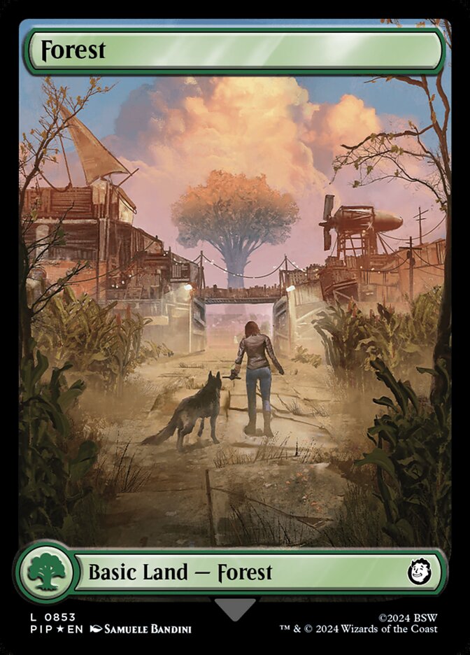 Forest card front