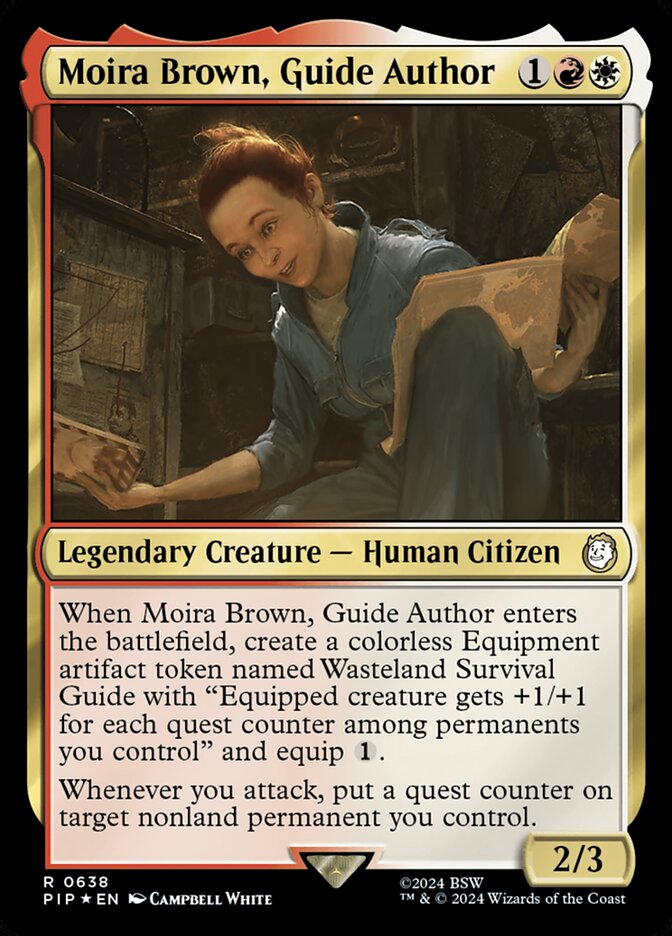 Moira Brown, Guide Author card front