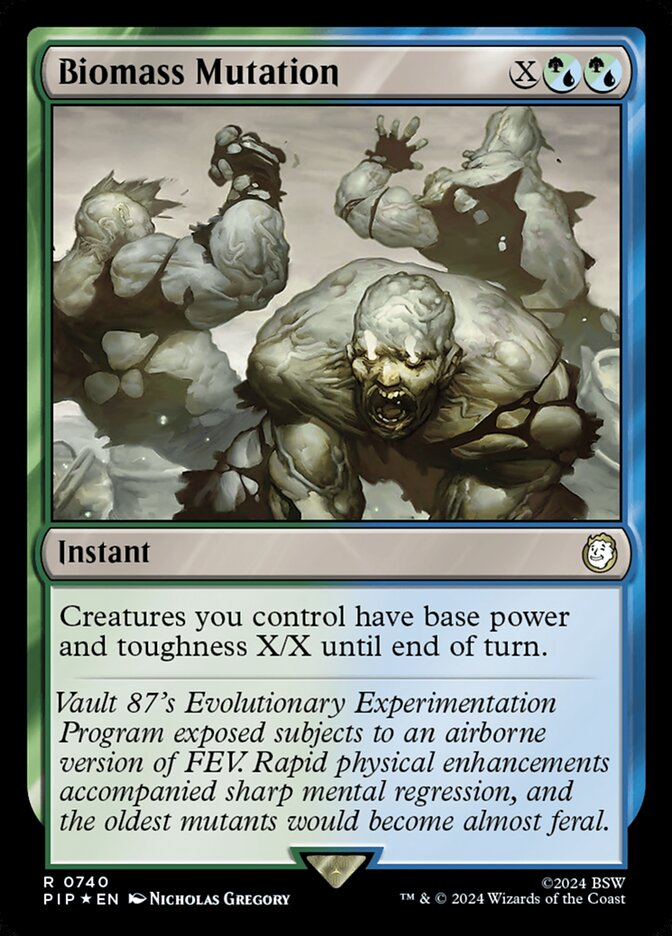 Biomass Mutation card front