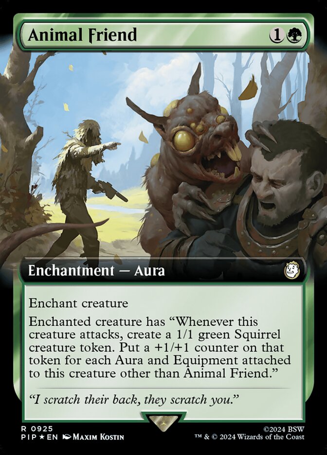 Animal Friend card front