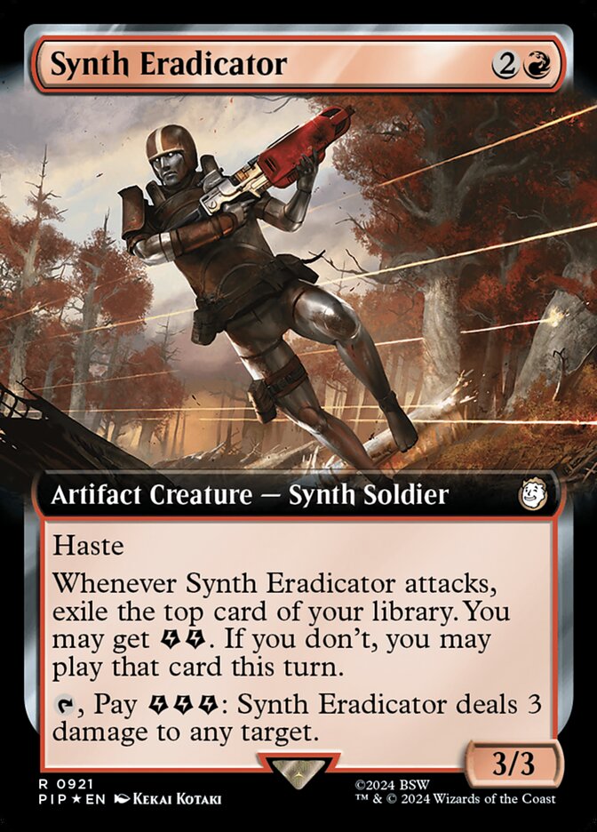 Synth Eradicator card front