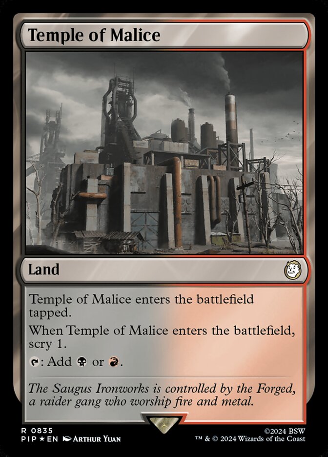 Temple of Malice card front