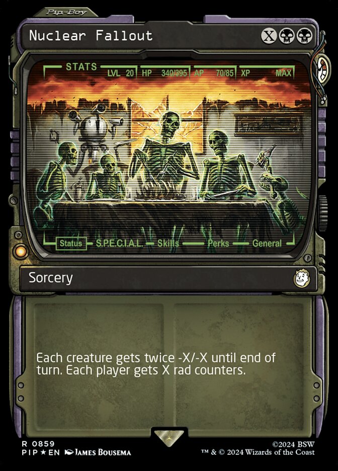 Nuclear Fallout card front