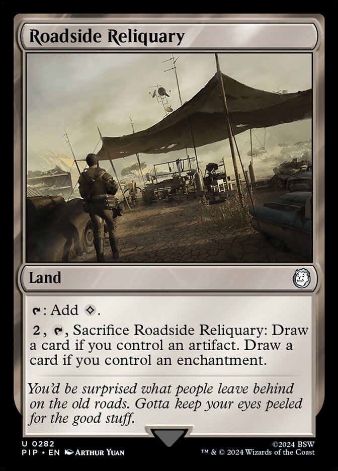 Roadside Reliquary card front