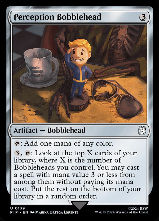 Perception Bobblehead card front