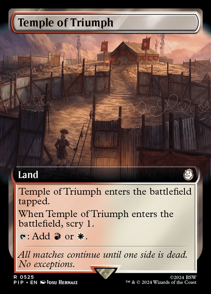 Temple of Triumph card front