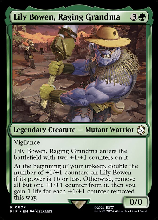 Lily Bowen, Raging Grandma card front