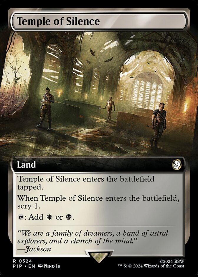 Temple of Silence card front
