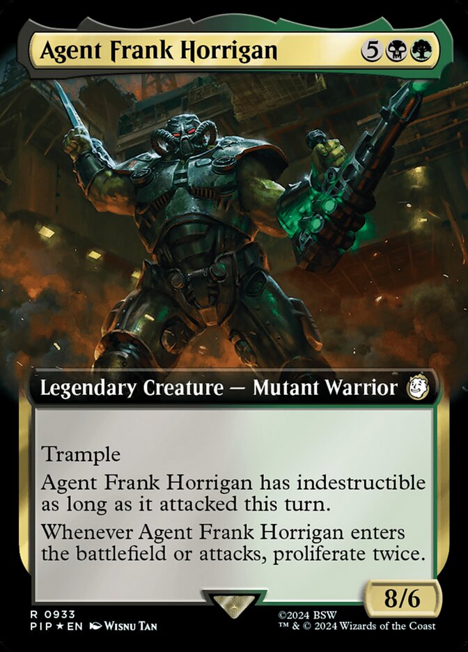 Agent Frank Horrigan card front