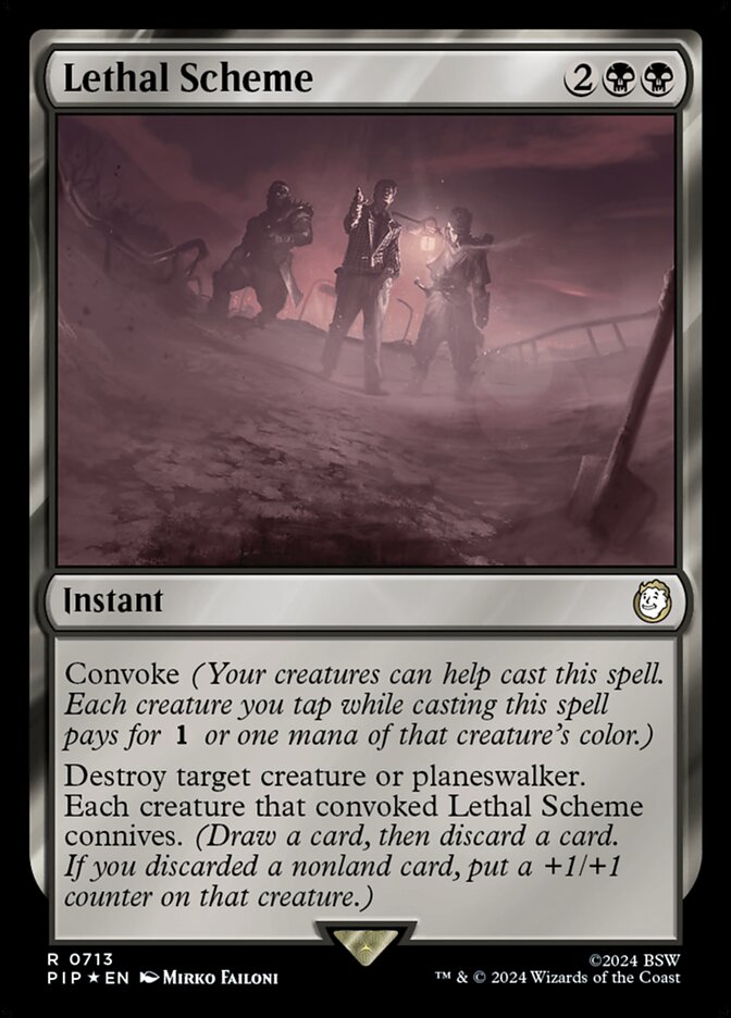 Lethal Scheme card front